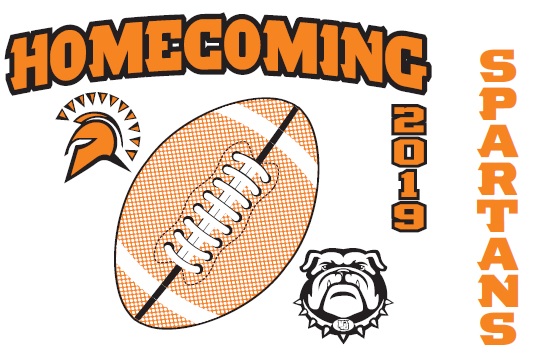 homecoming word with orange image